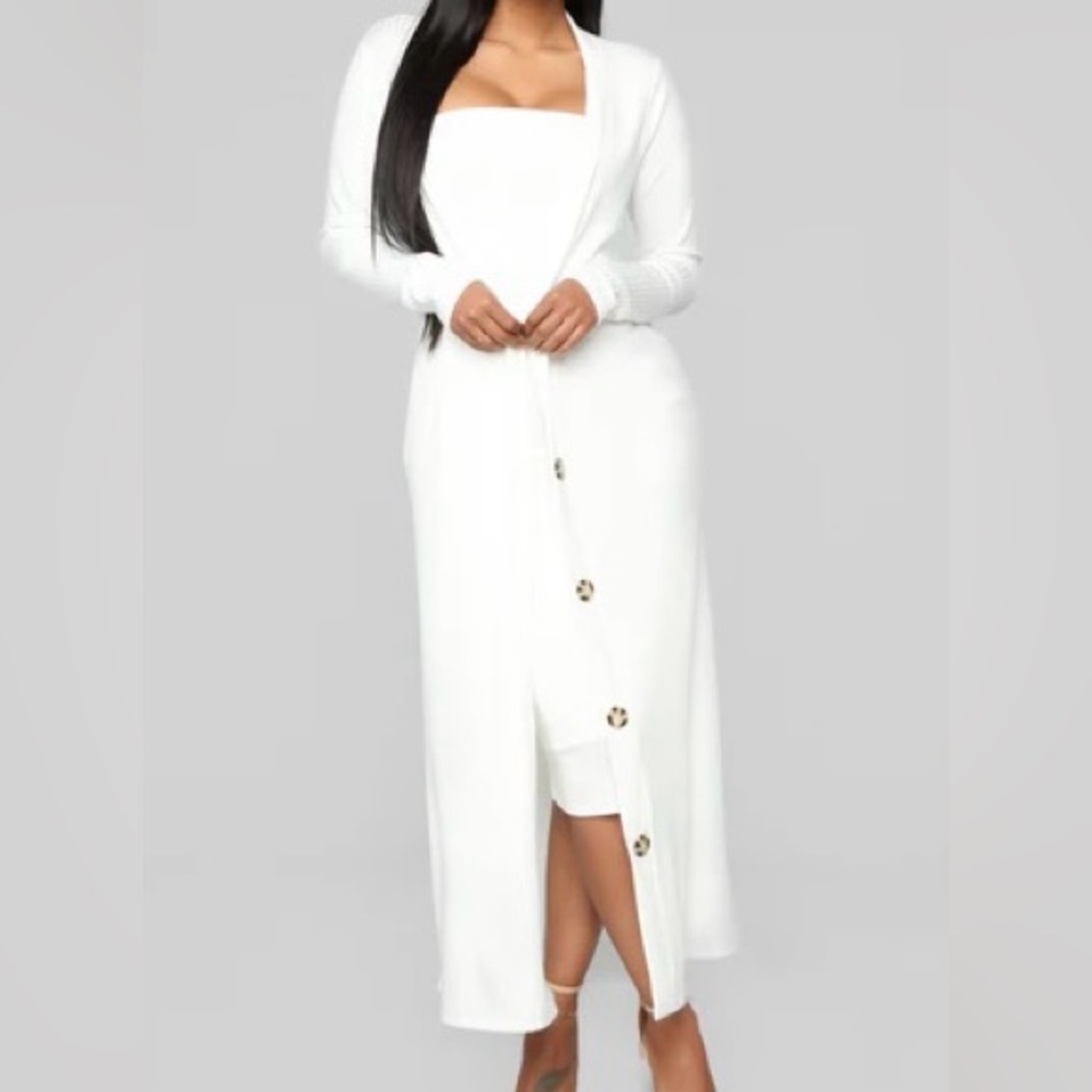 2 Piece Dress - White
